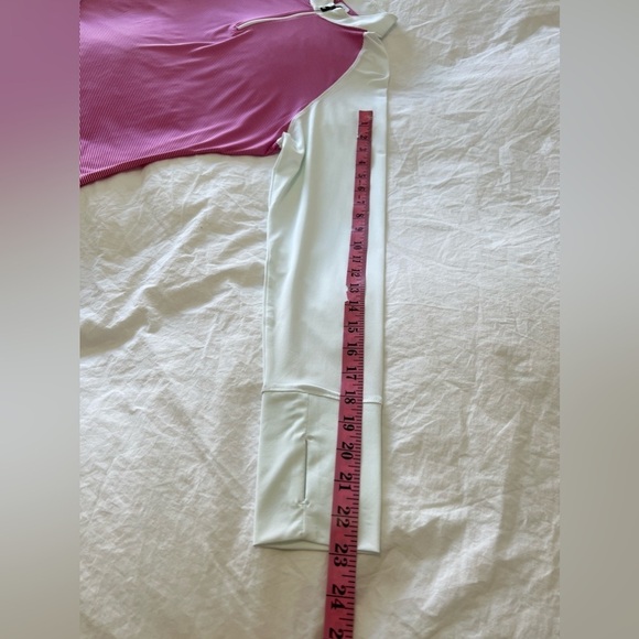 FootJoy | Women’s SZ XL | Long Sleeve 1/4 Zip Golf Shirt | Pink White | EUC - Picture 7 of 11